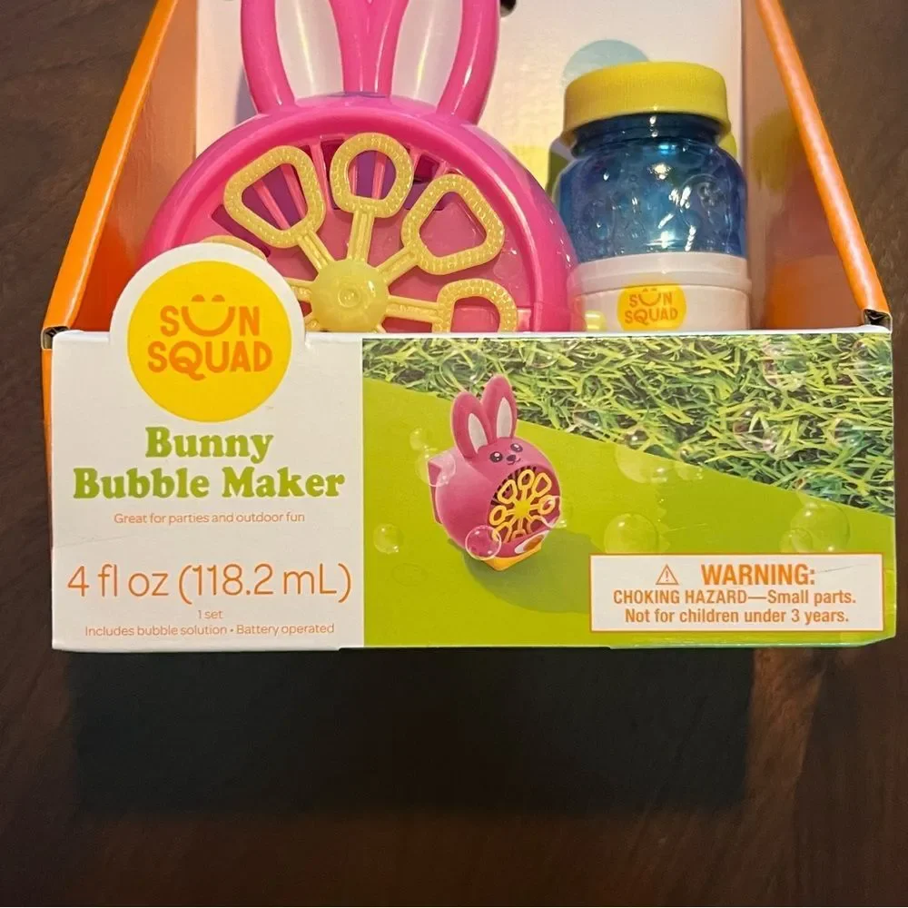 Bundle of 2 🫧 Sun Squad Pink Bunny Bubble Maker 🫧NEW  🫧 battery operated 🫧